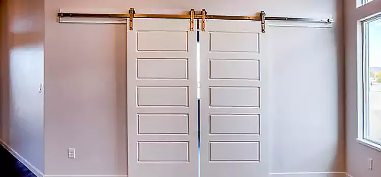 Glass Barn Door with Installation Hardware Kit Daytona Beach